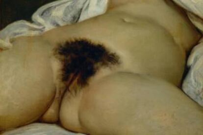 'El origen del mundo' (1866), Gustave Courbet. Una vagina heteropatriarcal.