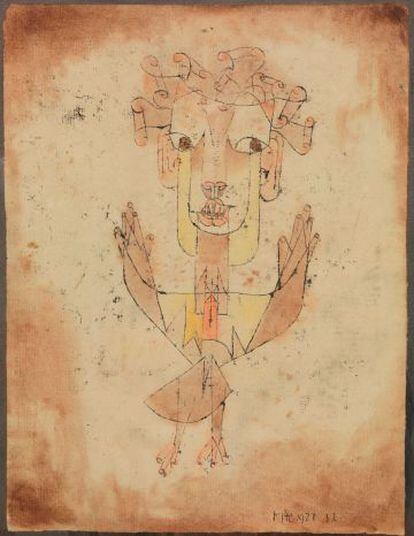 'Angelus Novus', de Paul Klee.