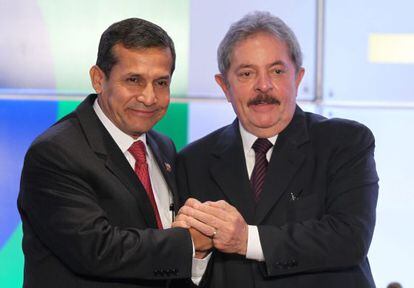 Humala y Lula da Silva, este miércoles en Lima.