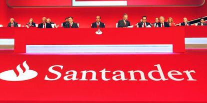 Junta General de Accionistas del Banco Santander el 30 de marzo de 2012. 