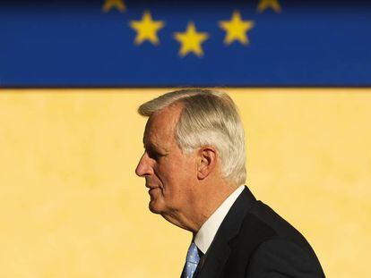 Michel Barnier, en Bruselas, el pasado lunes.
