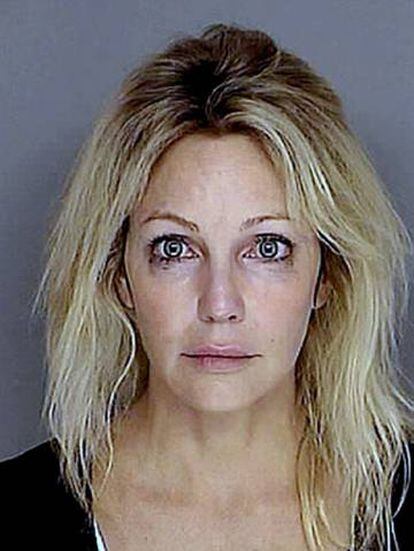 Heather Locklear, en su foto de detención de 2008.