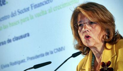 Elvira Rodriguez, presidenta de la CNMV