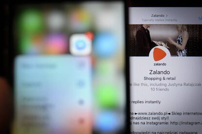 Sitio web de Zalando