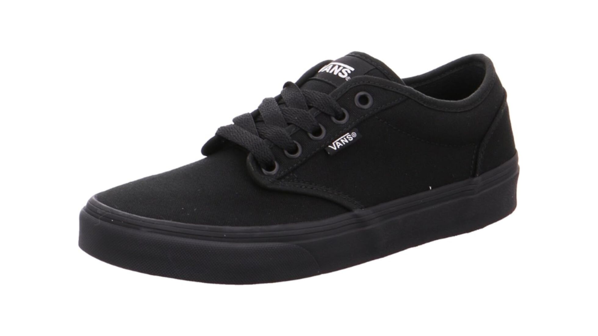 vans negras suela cafe