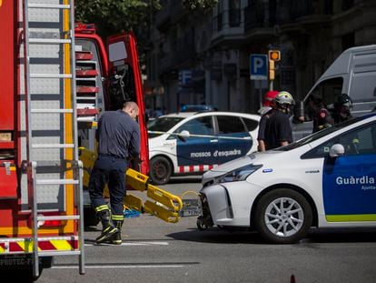 En la imagen, un accidente en la calle Aragón de Barcelona, en junio.