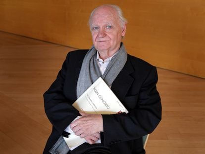 El compositor Jordi Cervelló en el Auditori de Barcelona en 2009.