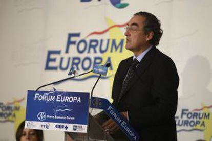El presidente de la CEOE, Juan Rosell, la pasada semana