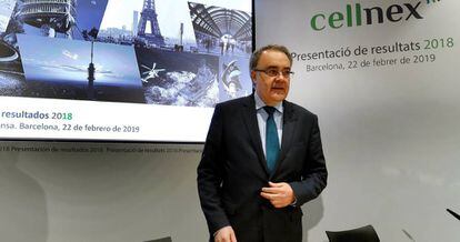 El consejero delegado de Cellnex, Tobías Martínez. 