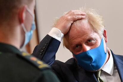 El primer ministro Boris Johnson el lunes 13 de julio