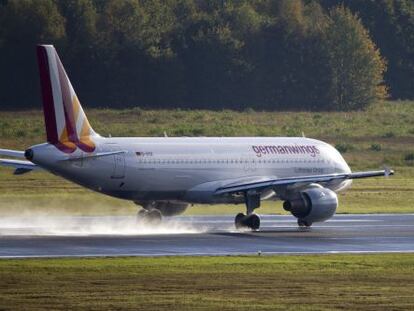 Fotograf&iacute;a de archivo de un avi&oacute;n Airbus A320 de la compa&ntilde;&iacute;a Germanwings. Efe