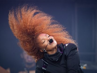 Janet Jackson, en el festival de Glastonbury, en junio de 2019.