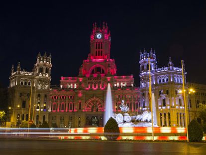 Fachada del Ayuntamiento de Madrid.