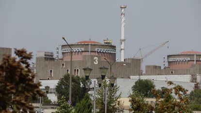 La central nuclear de Zaporiyia, en Ucrania, en una imagen del 22 de agosto.
