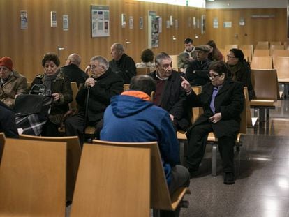 Sala de espera del CAP Numancia de Barcelona