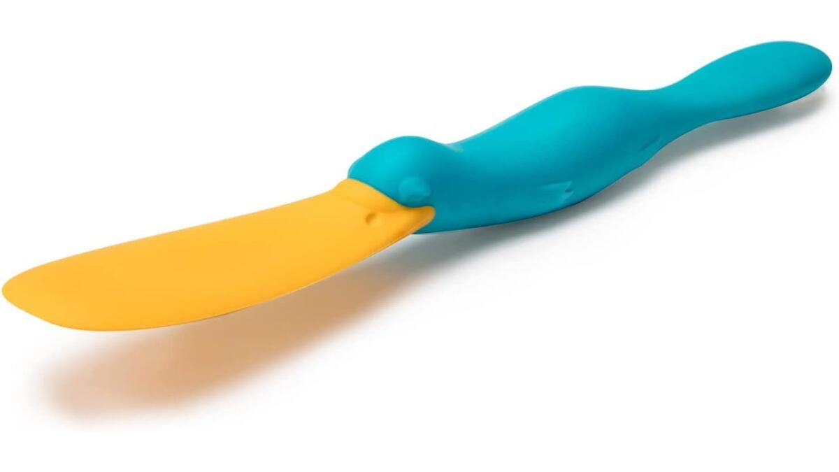 Cuchillo para untar con forma de ornitorrinco