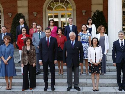 Nova foto de família del Govern de Pedro Sánchez.