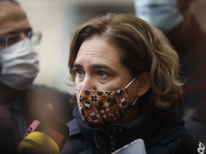 La alcaldesa de Barcelona, Ada Colau, el pasado 30 de noviembre, en Barcelona. Kike Rincón (Europa Press)