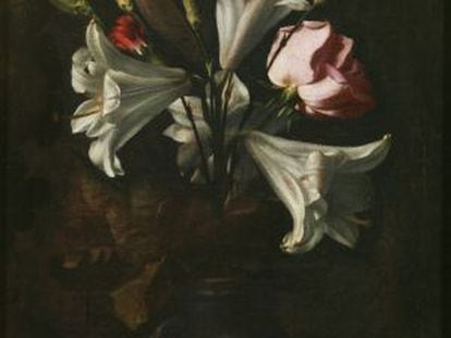 Detalle de la obra 'Florero' (c.1635-1636), de Juan Fernández 'El Labrador'.