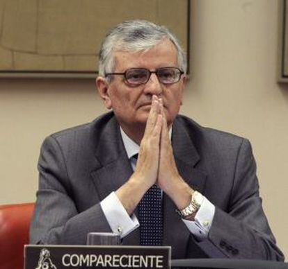Eduardo Torres-Dulce, durante una comparecencia ante la Comisión de Justicia del Congreso.
