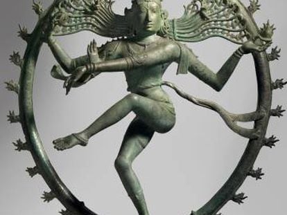 'Shiva Natarajan', estatua de 900 años de antigüedad, fue robada de un templo, vendida desde EE UU al Museo Nacional de Australia y devuelta a India en 2014.