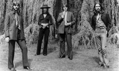 La &uacute;ltima sesi&oacute;n de fotos de The Beatles. Starr, Lennon, McCartney y Harrison en Tittenhurst Park, el 22 de agosto de 1969. 