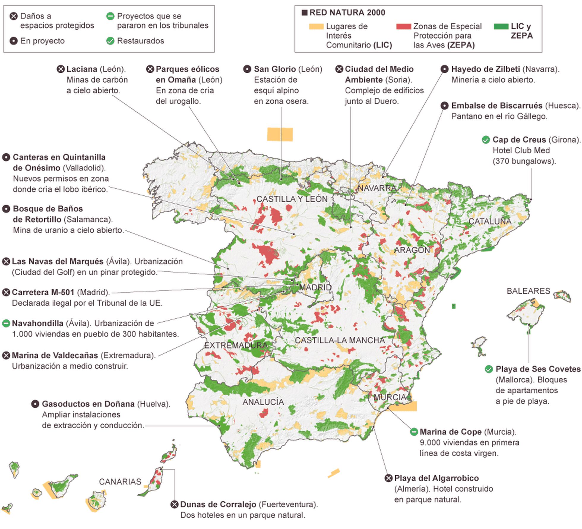 Agresiones A La Red Natura 2000 Sociedad El Pais
