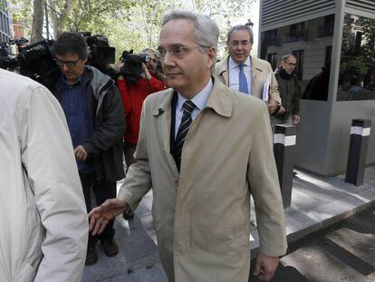 Pedro G&oacute;mez de la Serna, en la Audiencia Nacional el pasado mayo.