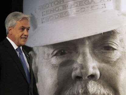 Sebastián Piñera, este martes en la cumbre de Chile.