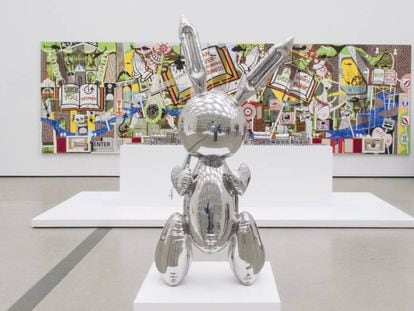 'Rabbit', de Jeff Koons. En vídeo, declaraciones del responsable de arte de postguerra y contemporáneo de Christie's, Alex Rotter.