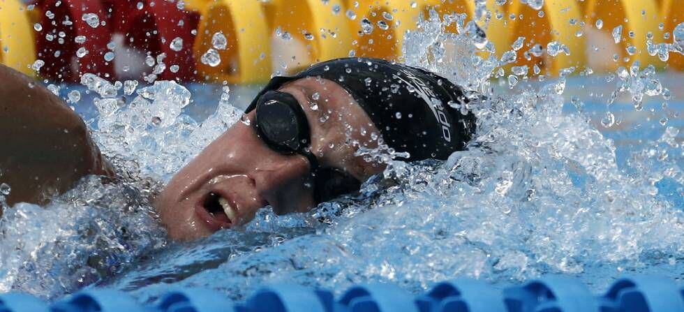 Mireia Belmonte, plata en los 800m libre.