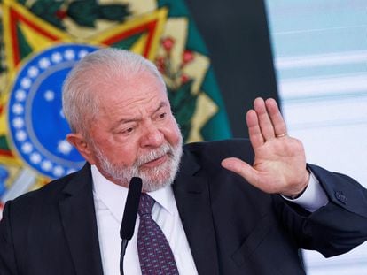 El presidente Lula el pasado día 2 en un acto pulico en Brasilia.