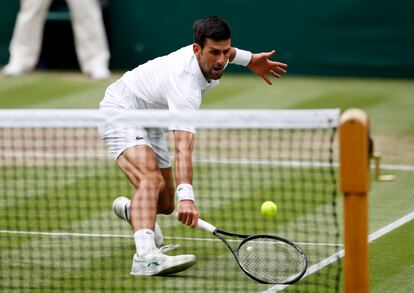 Djokovic, en la última edición de Wimbledon.