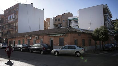 Casas de la calle Peironcely 10, en Vallecas, Madrid.