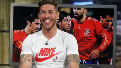 Sergio Ramos, en el programa de El Hormiguero.
