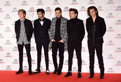 Los cinco miembros de One Direction: Niall Horan, Zayn Malik, Liam Payne, Louis Tomlinson y Harry Styles, en 2014.