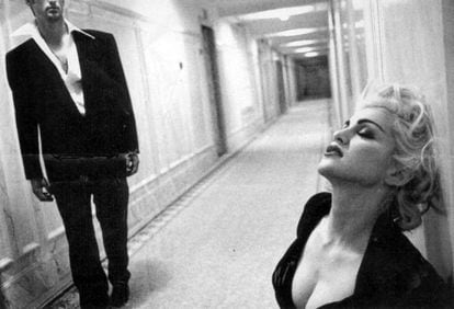 Justify my love.

Dirigido por Jean-Baptiste Mondino, el videoclip del primer single del recopilatorio –aunque este es un tema inédito escrito por Lenny Kravitz– The Inmaculate Collection (1990) causó aún más conmoción que sus antecesores. En este las imágenes sexuales eran todavía más atrevidas y mostraban desnudos, relaciones homosexuales o escenas de sadomasoquismo. La MTV y otras cadenas musicales no pudieron resistir la presión y lo censuraron por ser demasiado explícito. Madonna acudió al programa Nightline de la ABC para reivindicar su trabajo aunque, en realidad, toda la polémica ayudó a que las ventas se disparasen.