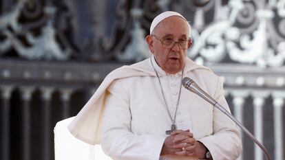 El papa Francisco presidía el pasado día 8 la audiencia general semanal en la plaza de San Pedro, en el Vaticano.
