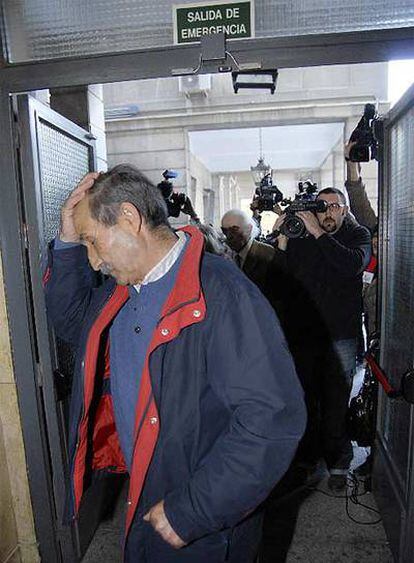 El Lute, a su entrada a los Juzgados de Sevilla.