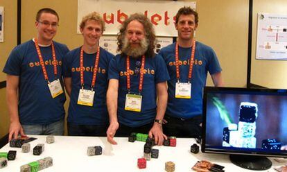 El equipo de Cubelets ha creado unos cubos para montar robots.