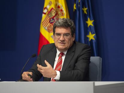 El ministro de Inclusión, Seguridad Social y Migraciones, José Luis Escrivá.