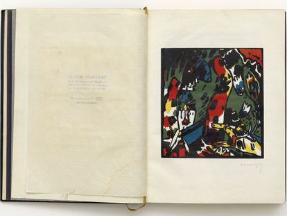 Libro elaborado por los artistas Wasilly Kandinsky y Franz Marc.