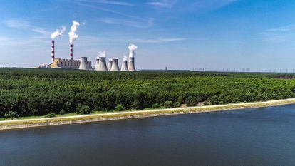 Central de carbón de Belchatow, la instalación que más CO₂ emite de la UE.