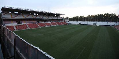 El estadio del Rayo Vallecano. 