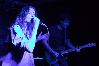 El duo Reyko en una actuación en Madrid en 2017.