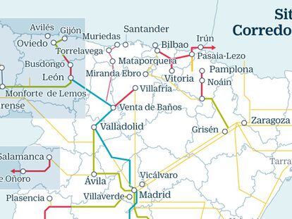 Fomento presenta inversiones por 16.900 millones para modernizar el Corredor Atlántico ferroviario