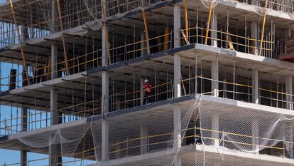 Viviendas en construcción en Madrid, la semana pasada.