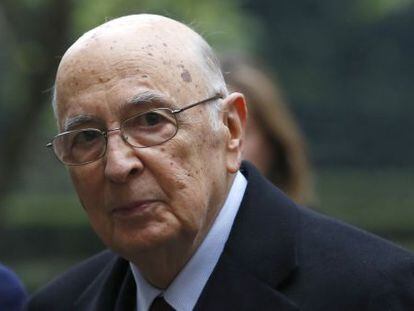 Giorgio Napolitano, en un acto en el Vaticano el pasado febrero.