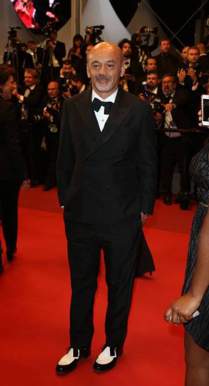 Christian Louboutin, en la alfombra roja del pasado Festival de Cine de Cannes.