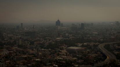 Vista de la Ciudad de México este lunes.